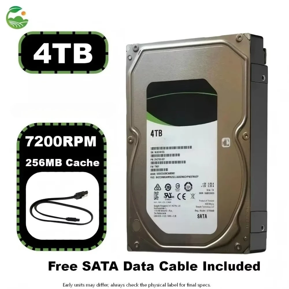 FOR ST4000NM000B Enterprise 4TB 7200RPM NAS CMR Hard Drive