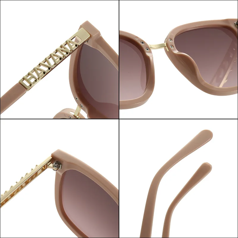 1PC Cute Glamour Sunscreen Women Sunglasses Hot Fashion Brand Men Glasses Stylish Designer Cat Eye Sunshades UV400