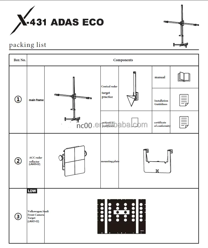 ADAS LAUNCH Car ADAS ECO Targets Reflector ADAS Calibiration Tool Autel Calibration Machine - Image 5