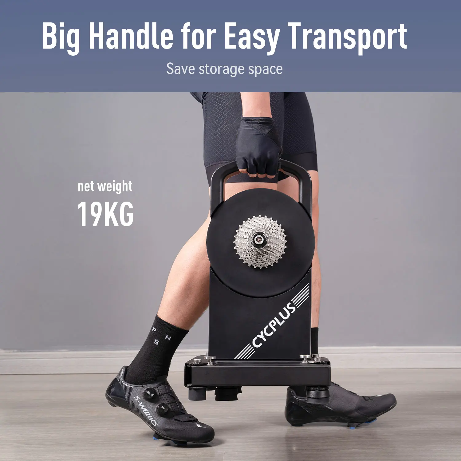 CYCPLUS T1 محرك الطاقة المباشر مدرب الدراجة الذكية داخلي ركوب الدراجات الجبلية الطريق الدراجة ANT + BLE مدرب المنزل