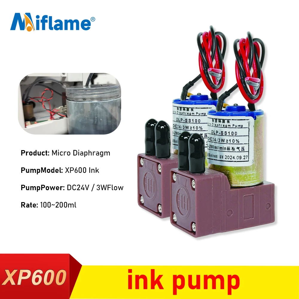 

Чернильный насос DC24V/3W XP600 Чернильный насос для сольвентного принтера Xp600 Dx5 Tx800 i3200 Чернильный насос Жидкостный насос Маленький чернильный насос