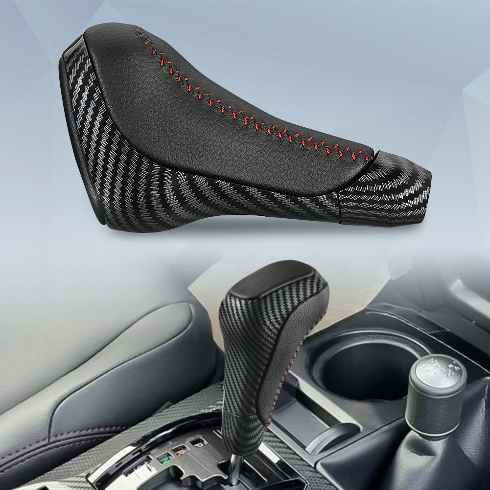 Automatic Gear Shift Knob Head Lever For Toyota 4Runner Tundra TRD PRO Shifter Knob Handle Lever PTR5734141 Carbon Fiber Pattern