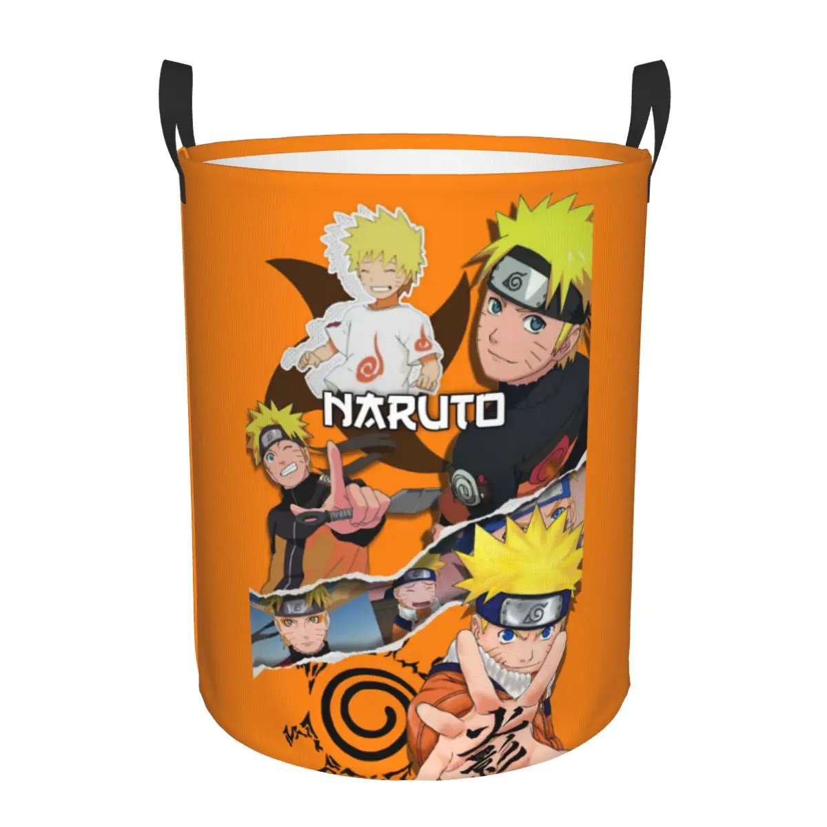 

Складная корзина для белья с аниме-принтом Наруто Узумаки, органайзер для игрушек и одежды, контейнер для хранения