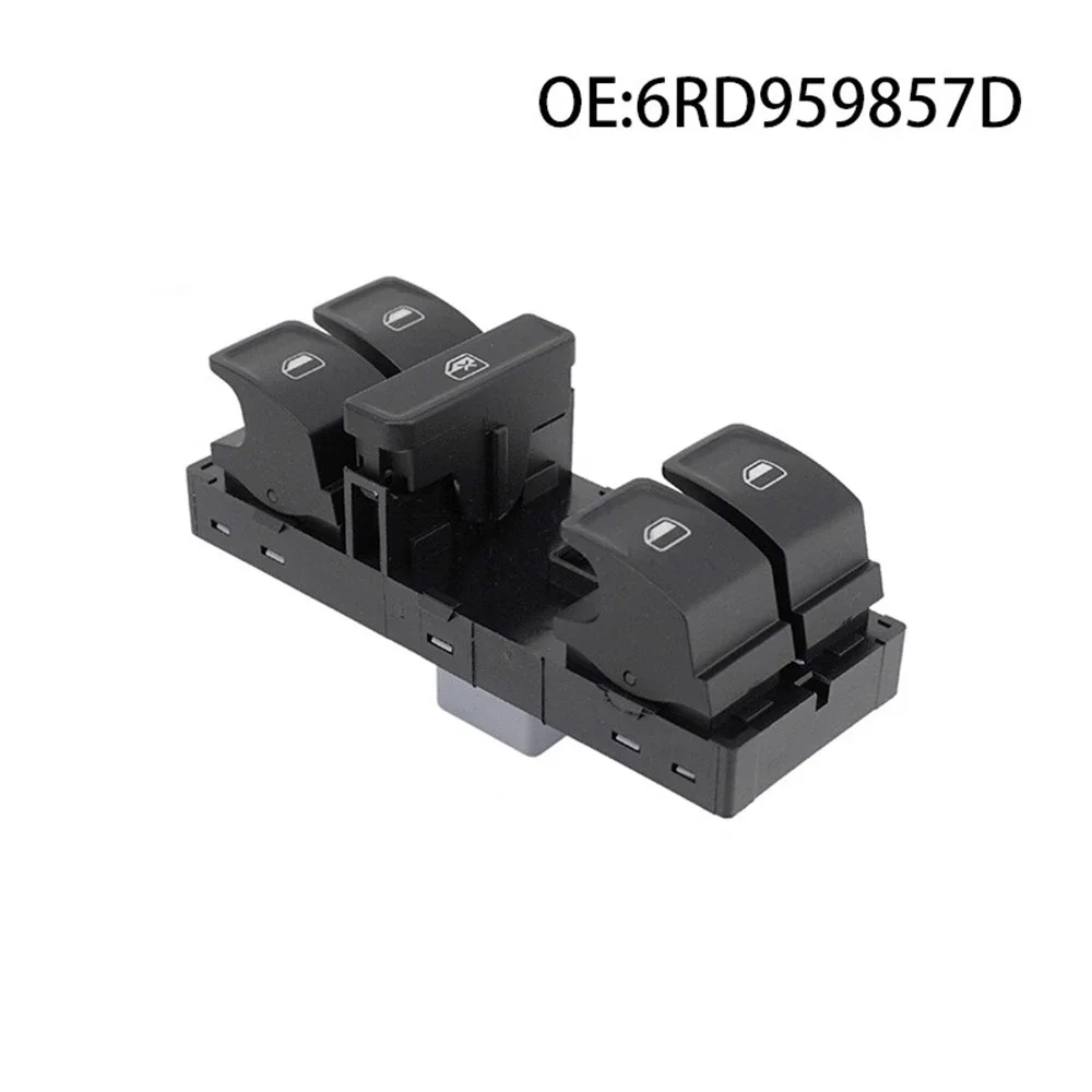 Top 6RD959857D Front Left Power Window Switch Electric 4Door for 1.2L 1.4L 1.6L Petrol Diesel Hatchback Auto Parts 2009 to 2017