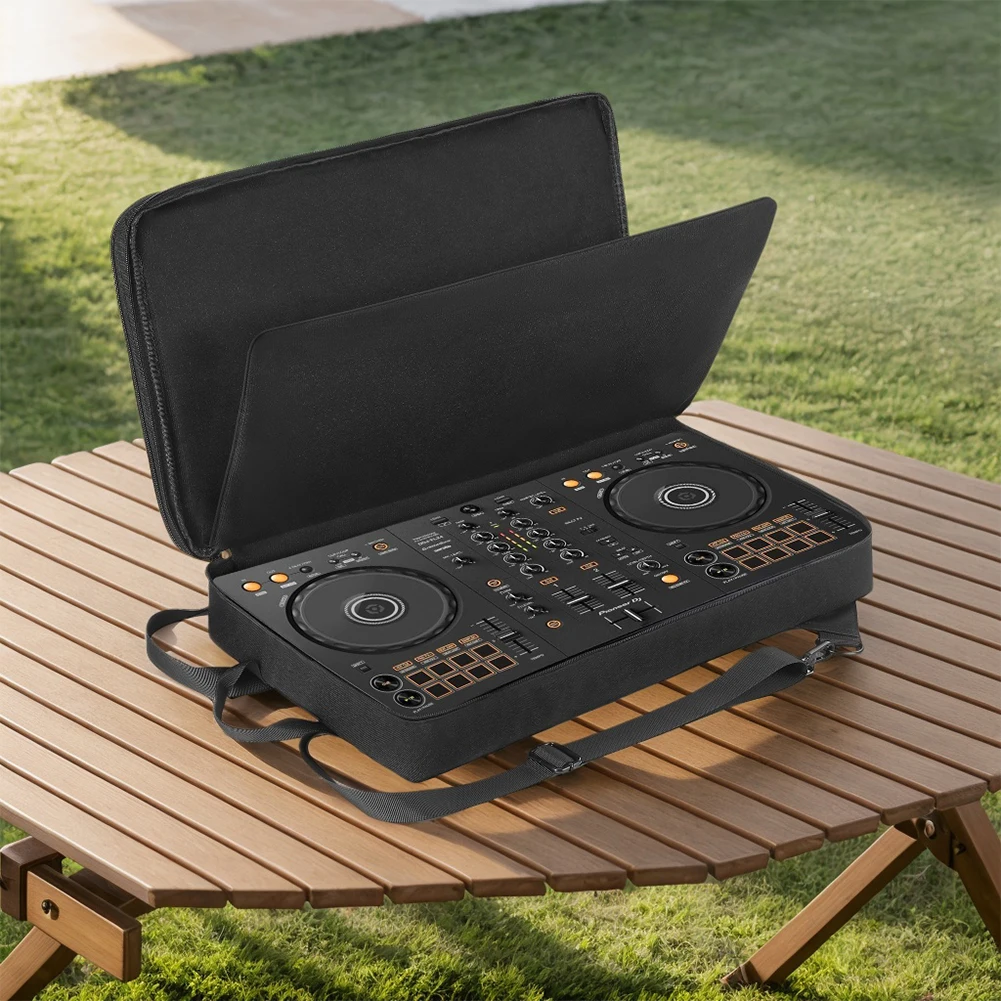 DJ Backpack for Pioneer DDJ-400 DDJ-FLX4 for Roland DJ-202 DJ Mixer Case DJ Controller Case Shockproof Adjustable Shoulder Strap