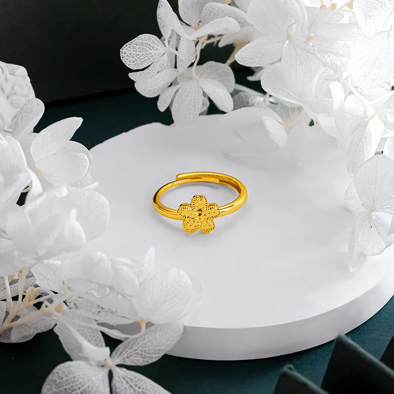 

Женское открытое кольцо Butterfly Love, золото 24 карата, AU999 | Градиентная розовая эмаль с мотивам капель, молодежный шик для современной романтики