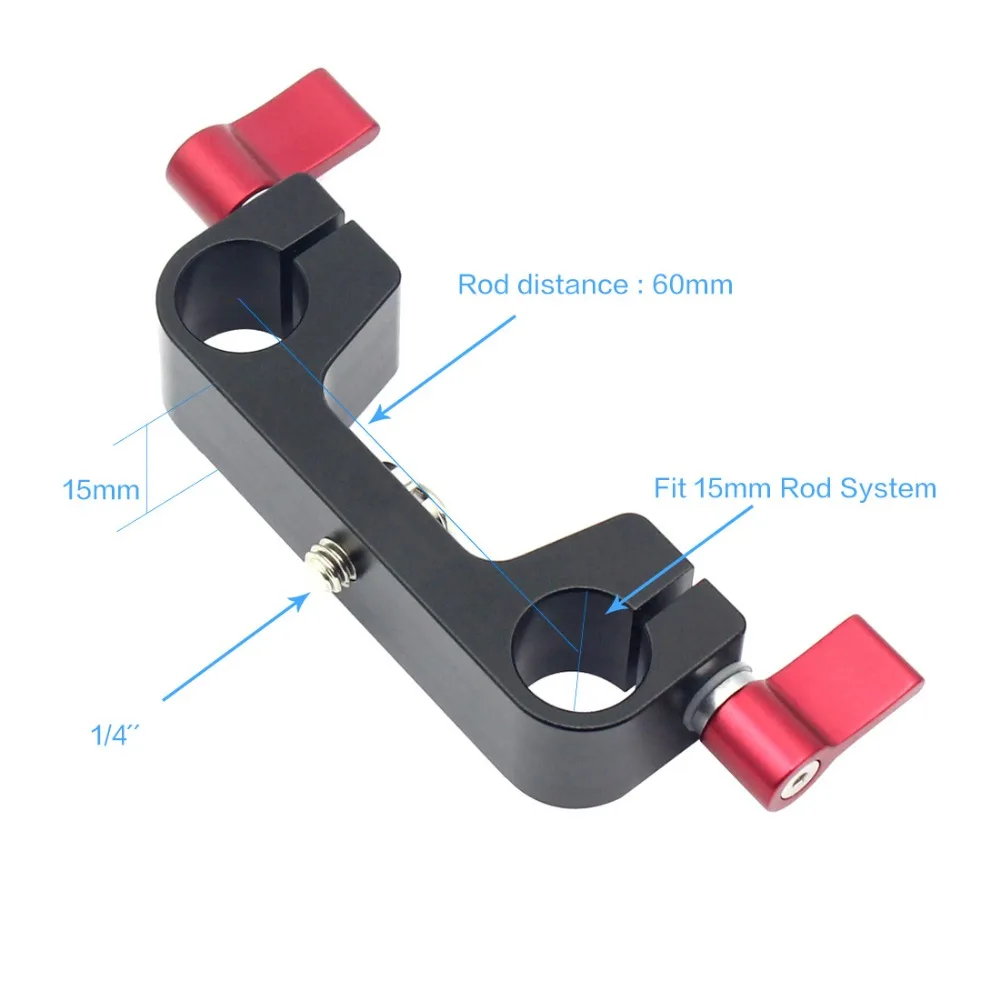 2 Stück 10cm 25cm 30cm 40cm Carbonfaserrohr mit 15mm Teleobjektivhalterung für Rig-Schienen-Klemmsystem Follow Focus SLR-Kameras – Detail 1