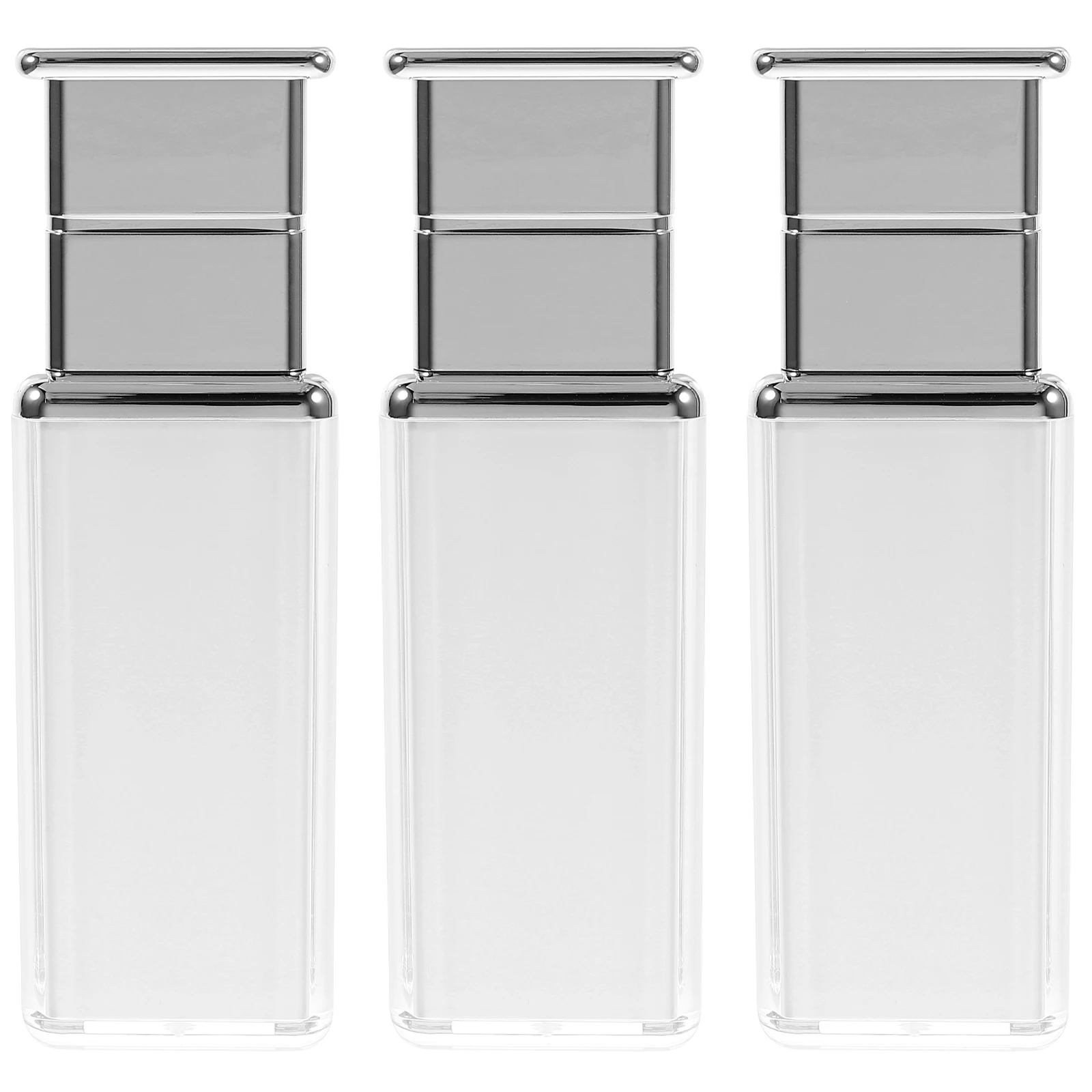 

3 Pcs Toiletries Milk Bottle Lotion Dispenser Shampoo Pump Refillable Bottles Travel