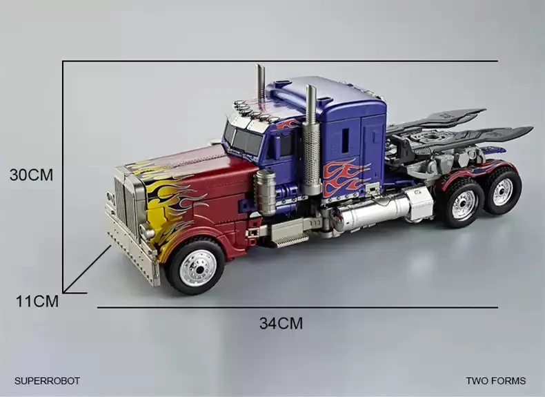 30CM Transformation Optimus Prime Bumblebee Megatron Schwarz Gold Roboter Spielzeug Legierung Star Commander Lkw Auto Spielzeug Action Figur geschenk – Detail 23