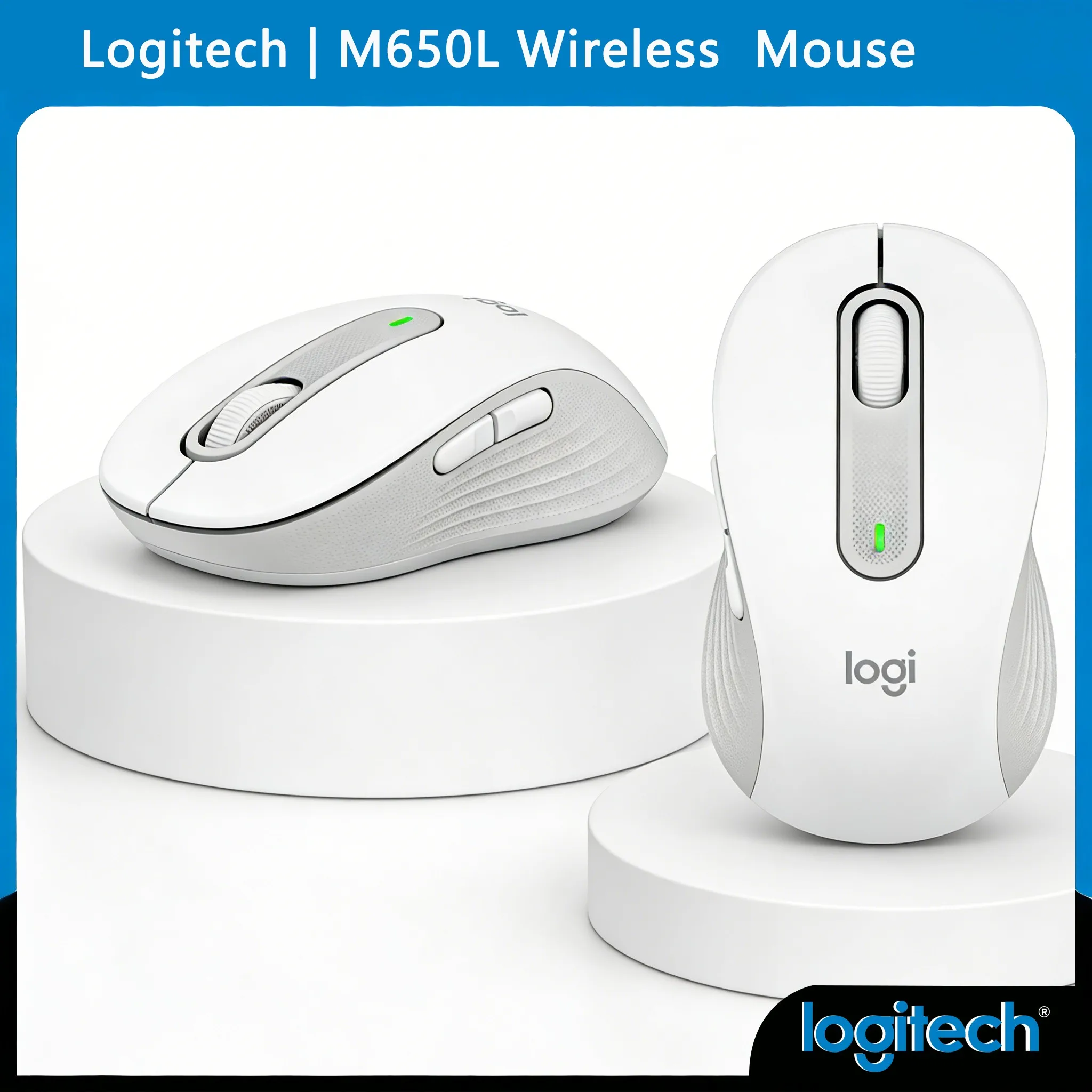 

Офисная мышь Logitech M650/M650L с высоким разрешением — точная, для работы с данными
