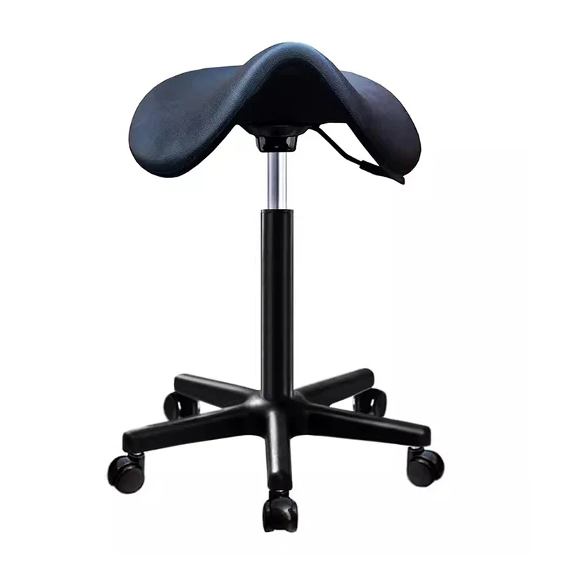 Work Wheels Swivel Chair Horse Saddle Stylist Professional Aesthetic Barber Chair Hairdressing Chaise Coiffure Furniture LJ50BC