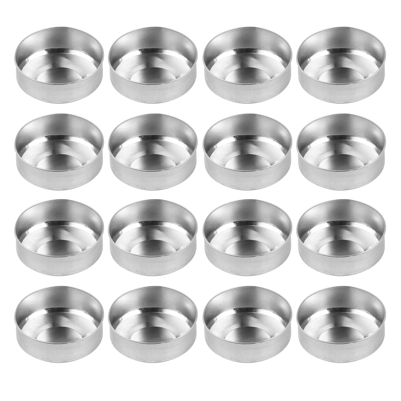 Aluminum Box Tea Light Tins Case Empty Containers Mold Tealight Cups Making Tealights