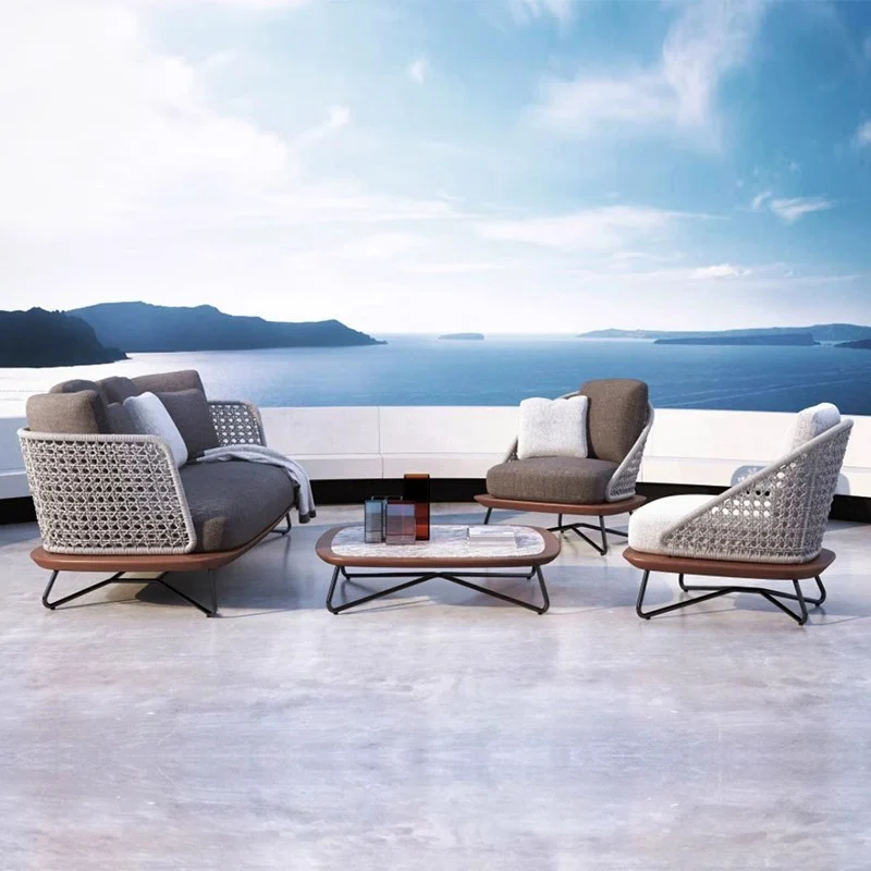 

Outdoor Rattan Garden Furniture Sets Chair Sofa Design Courtyard Garden Furniture Sets Balcony Modern Mobilier Home Furniture