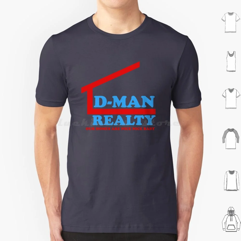 D-Man Realty T Shirt Cotton Men Women Diy Print Stepbrothers Boats And Hoes Movie Comedy Will Ferrell Prestige Worldwide