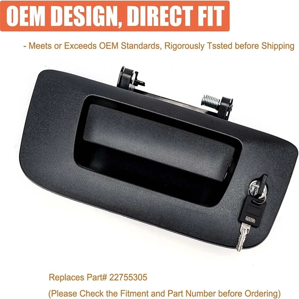 

Tailgate Lock Kit for Chevrolet Silverado for GMC Sierra 22755305 2Key