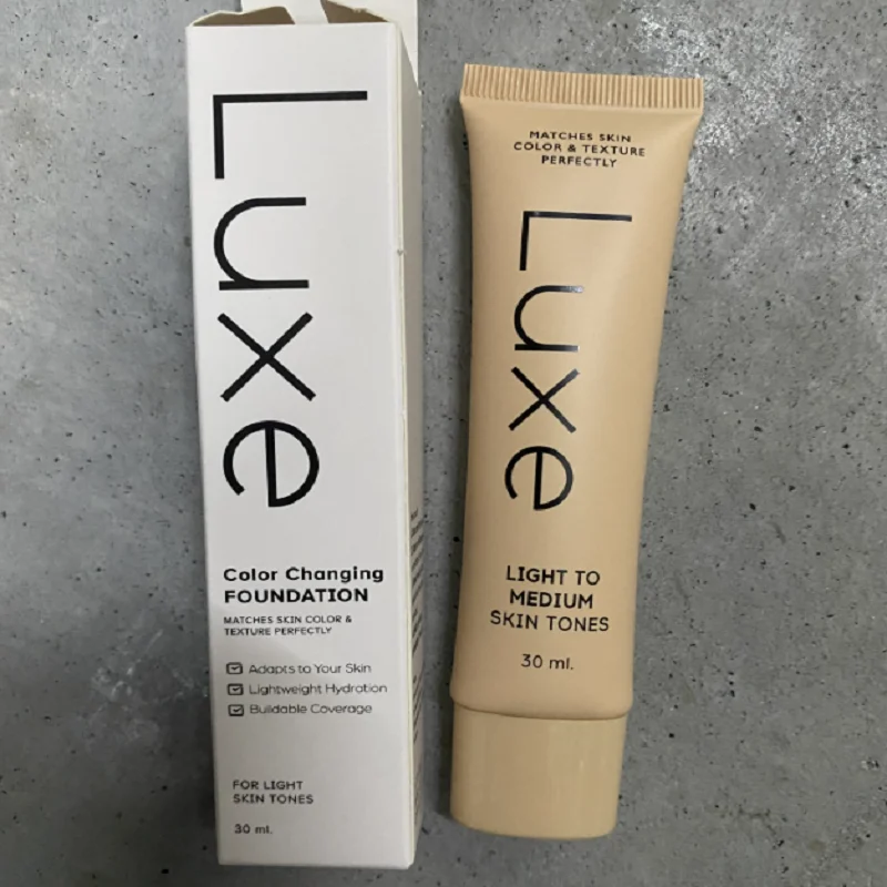 Luxe Magic Color Changing Foundation Lightweight Moisturizing Even Skin Tone Hide Blemishes Full Coverage Foundation Makeup
