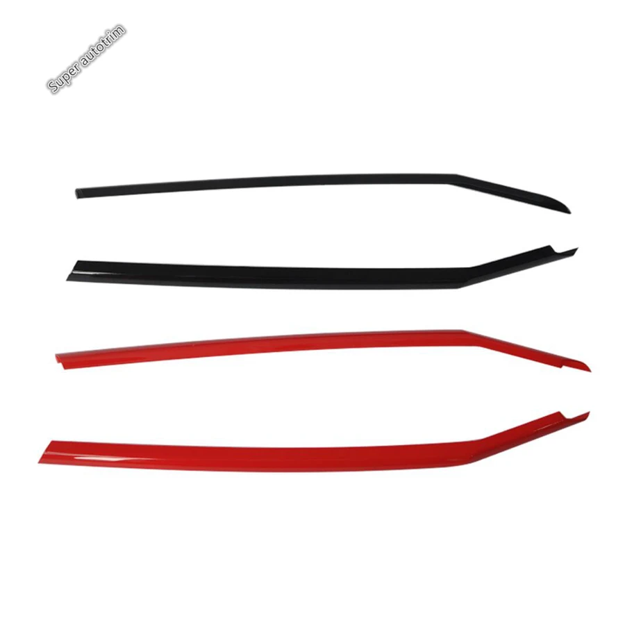 For VW Volkswagen Touran 2016 - 2021 Front Grille Grill Moulding Strip Decoration Cover Trim Black / Red Accessories Exterior