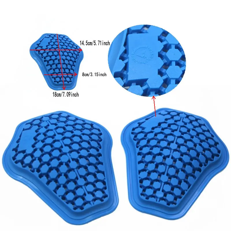 Motorcycle Riding Protective Equipment Shirt Insert Silica Gel Honeycomb Armor Motorcross Jacket Protection Back Elbow Shoulder