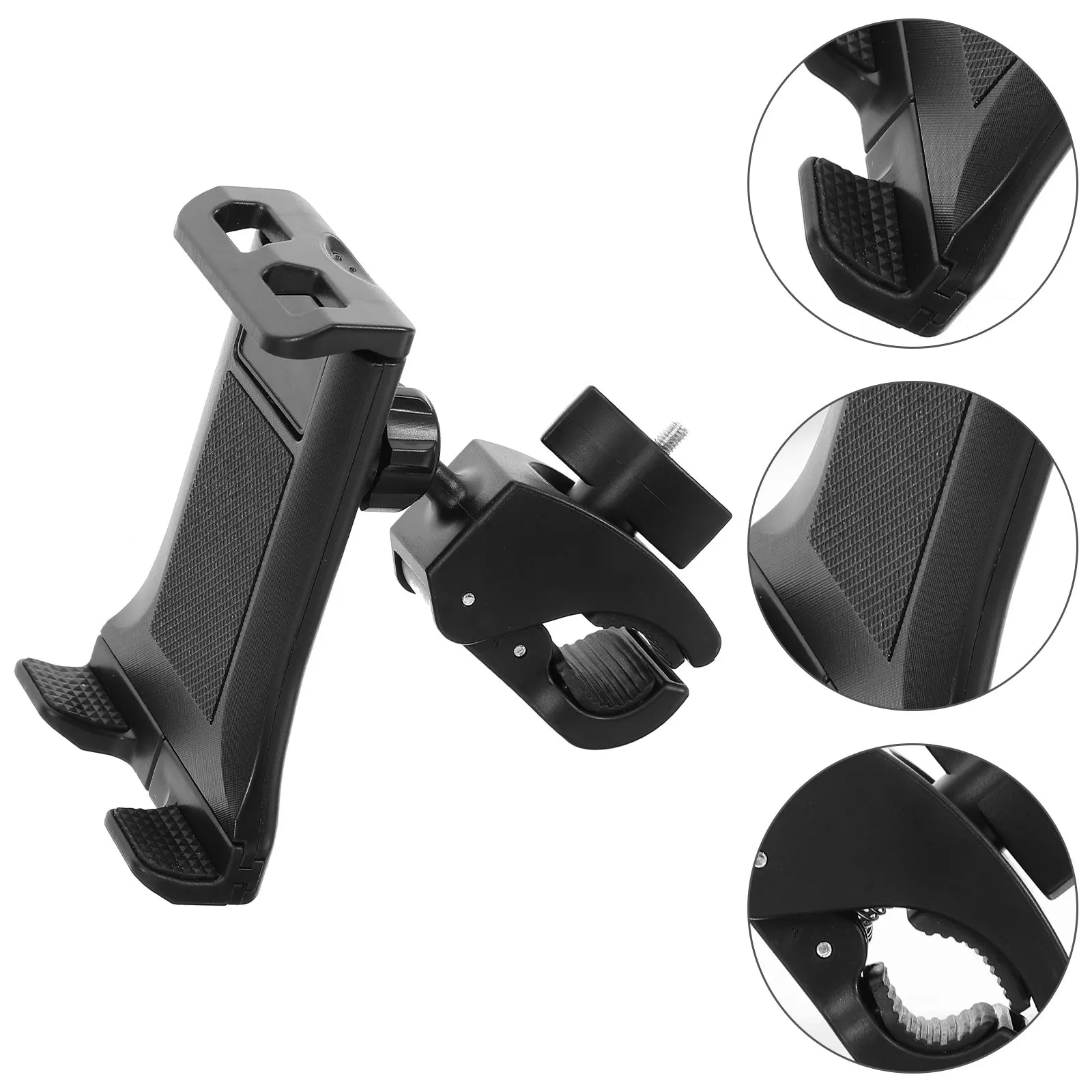 

Exercise Bike Phone Holder Tablet Mount for Treadmill Stroller Handlebar 360 Degree Rotating Adjustable Sports Equipment Stand