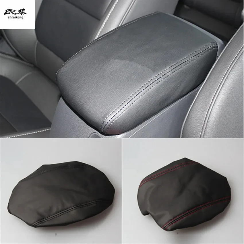 1set for 2013-2017 Volkswagen VW JETTA 6 MK6 PU leather car accessories armrest box protection cover