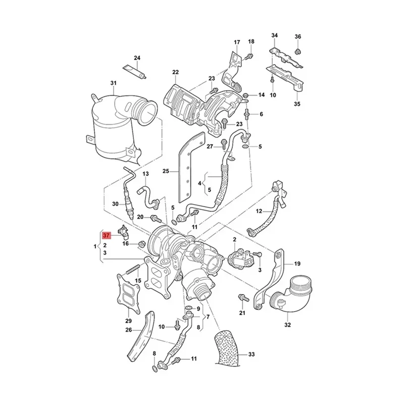 

Соленоид клапана давления наддува ABRU-Turbocharger 06F906283A 06F906283F для VW Golf Beetle CC EOS Passat для A1 A3 A4 A6
