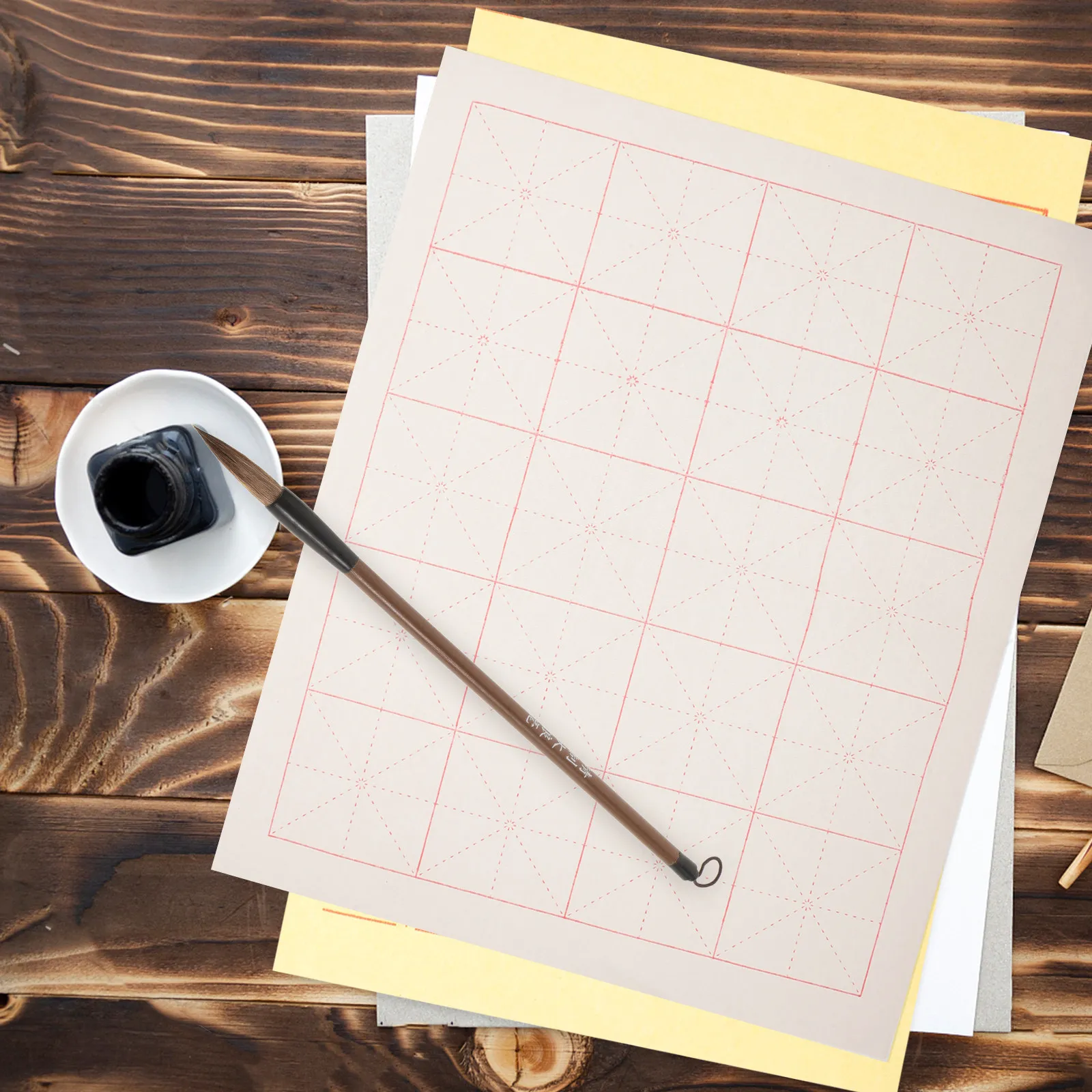 

Набор кистей для китайской каллиграфии, 12 шт., мягкая текстура, плавное письмо, идеально подходит для рисования тушью и начинающих в каллиграфии.