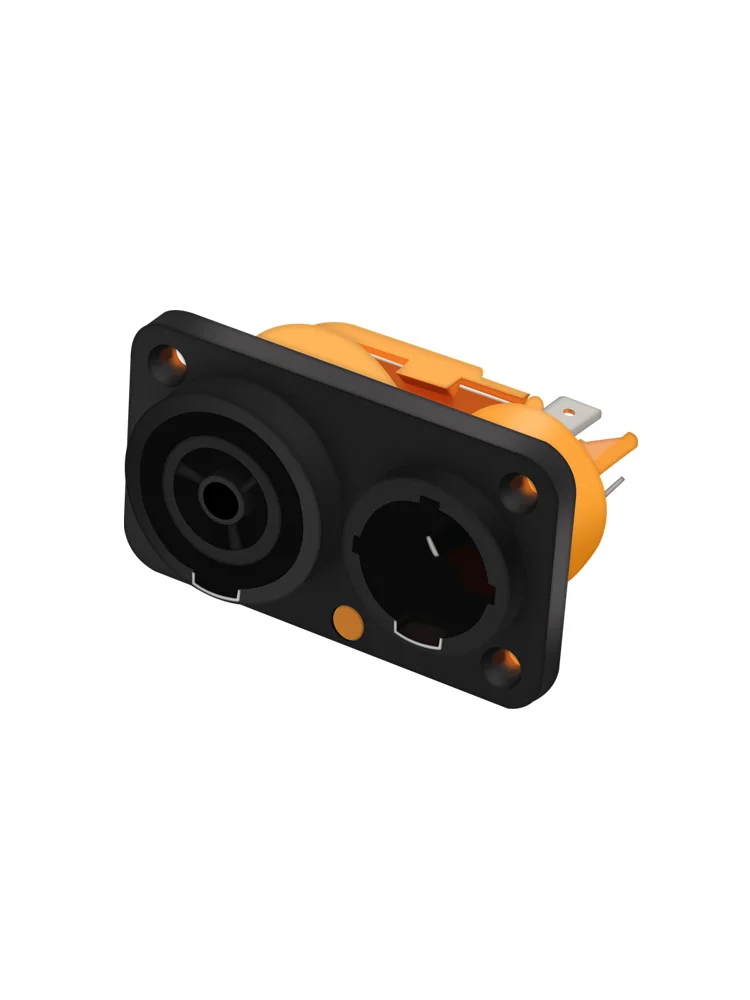 1Pc Powercon Waterdichte Socket Led Screen Audio Connector Input Output 250V 16A Siamese Socket - afbeelding 2
