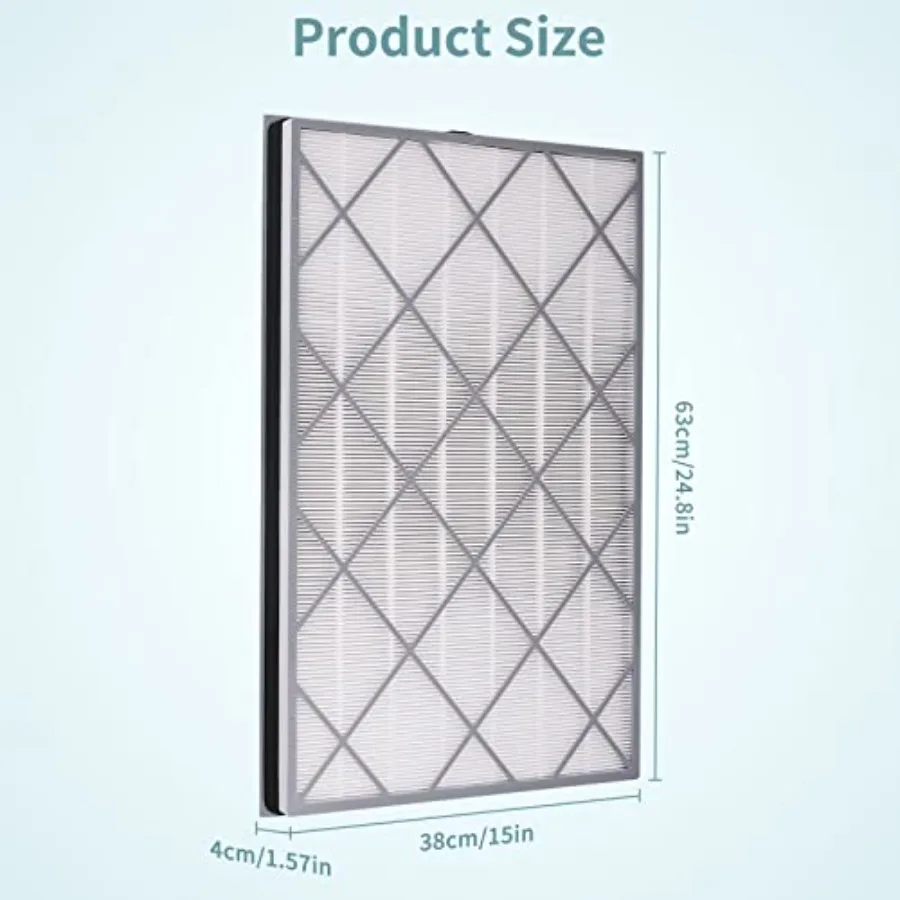 HE601 交換用フィルター Shark 空気清浄機 6 ファン HE601 および HE602 用 Shark HE601 空気清浄機フィルター交換品と互換性あり