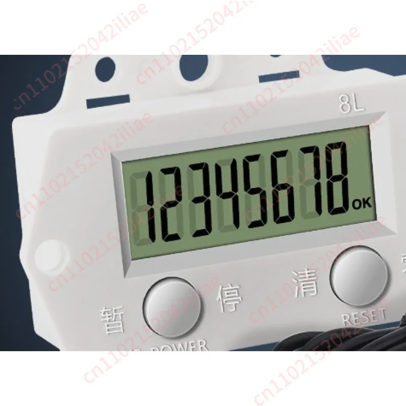 Punch Counter Electronic Digital Display Intelligent Ring  Accumulative Magnetic Induction Power-off Memory