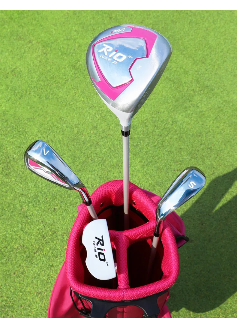 PGM Children's Golf Club Junior Boys Beginner Set Girls' Ball Bag Set Youth Graphite Shaft JRTG017