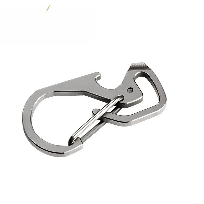 

Titanium alloy multi-function hook multi-purpose metal hook keychain