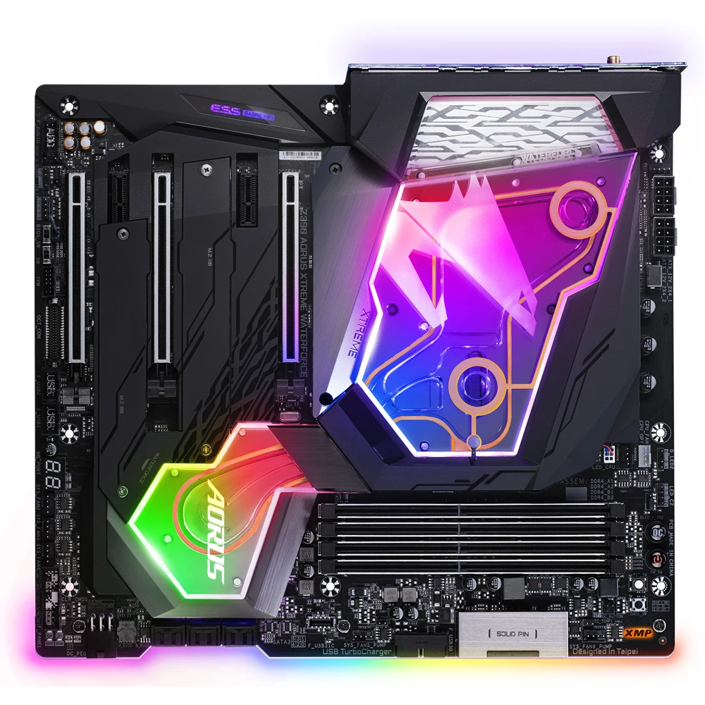 Z390 AORUS XTREME WATERFORCE For Gigabyte Motherboard LGA1151 DDR4 128GB E-ATX High Quality Fast Ship