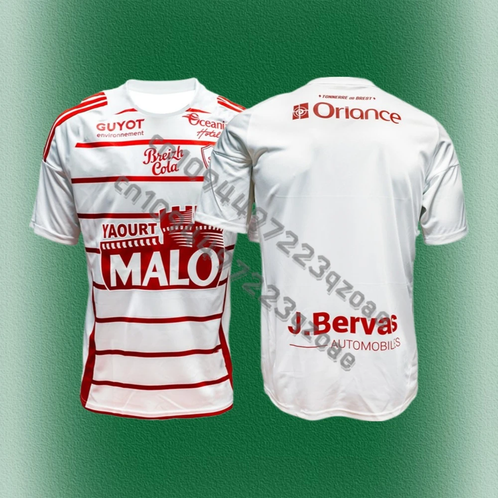 

MOTO Brest Short Sleeved T-Shirt French Men's and Women's Oversized Sports Shirt Children's Loose Training Football Jersey