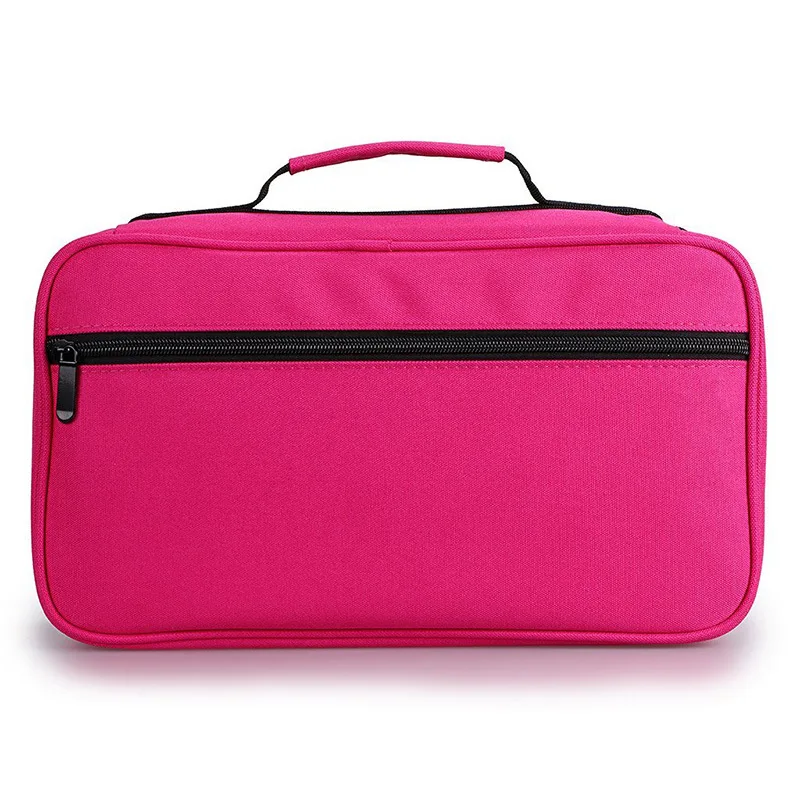 High Quality Oxford Cloth European & American Style Multifunctional 60-Holes Marker Pen Case