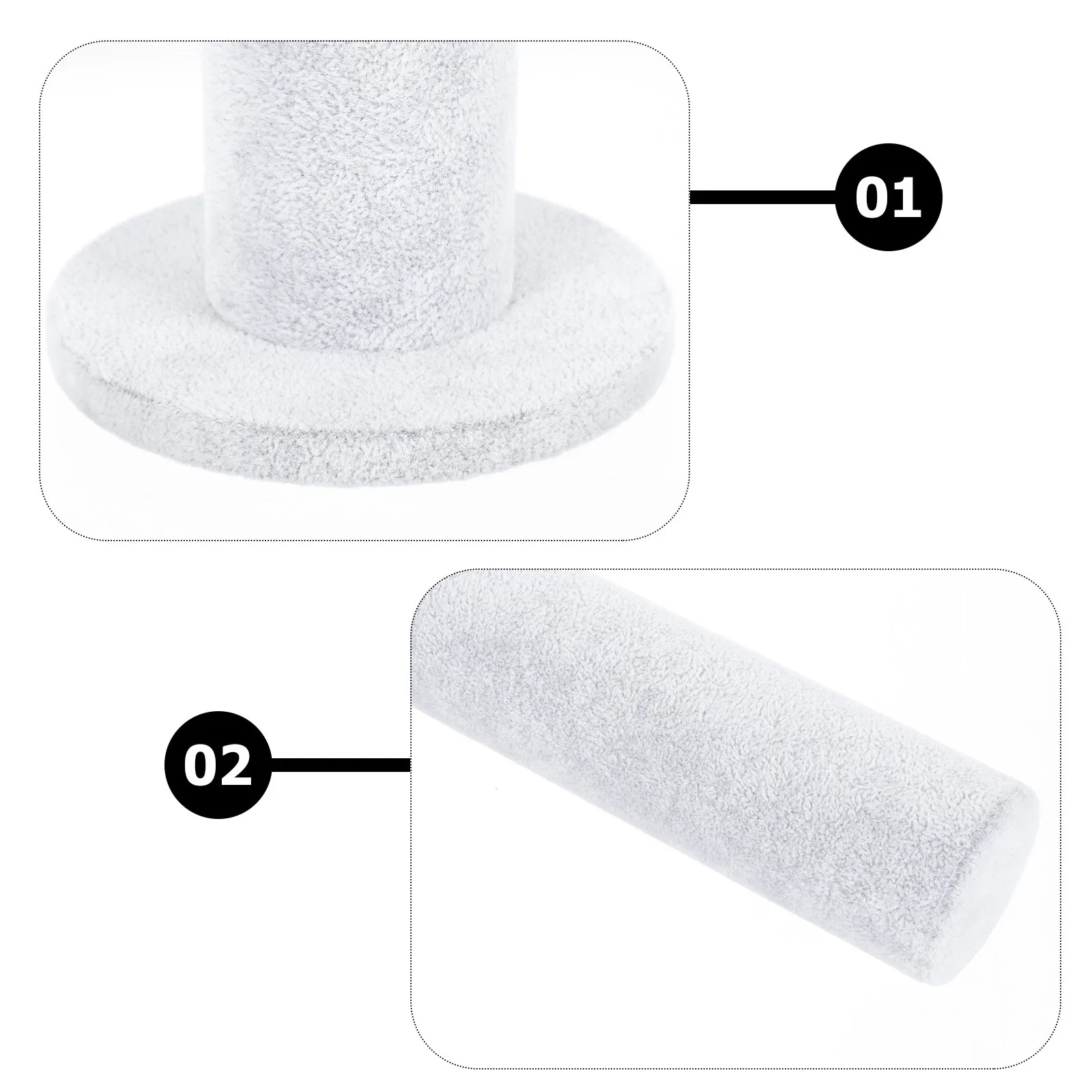 

1 шт. Подставка для резинок для волос, современный органайзер для заколок, гладкий держатель для браслетов, компактный дисплей для повседневного использования