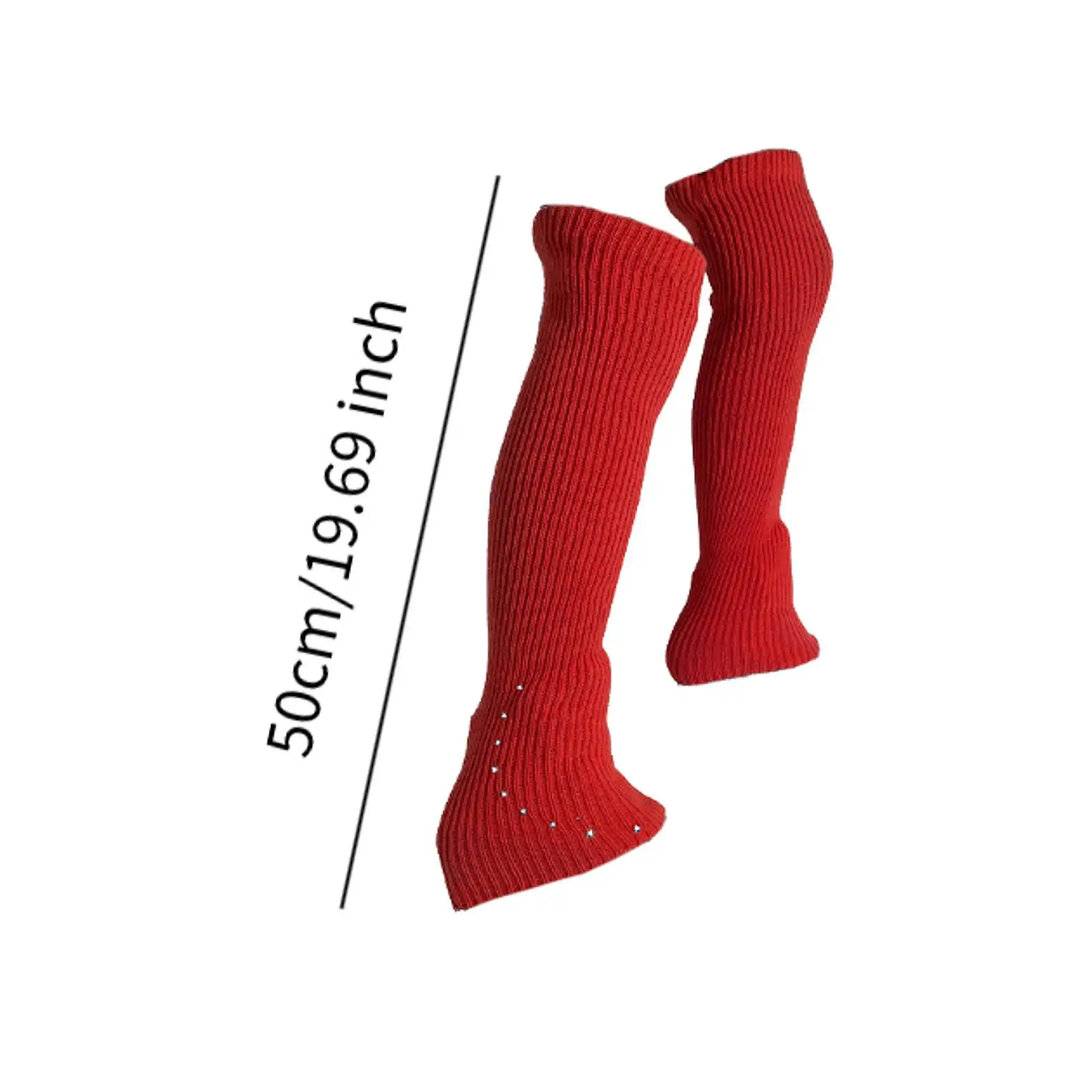 لوازم تدفئة الساق للتزلج، أزياء مريحة فوق الركبة، متماسكة طويلة