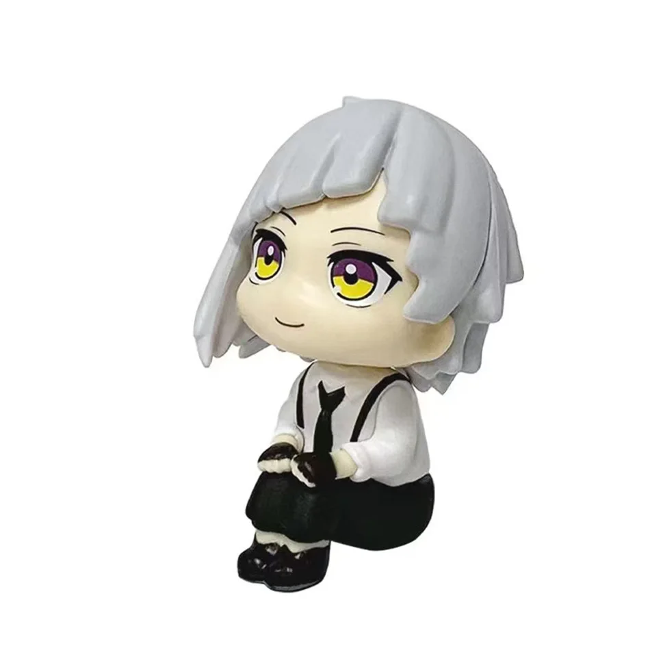 Anime MegaHouse Look Up Bungou Stray Dogs 다자이 오사무 나카지마 아츠시 액션 피규어 장난감 PVC 모델 컬렉션 Kwaii Q Doll