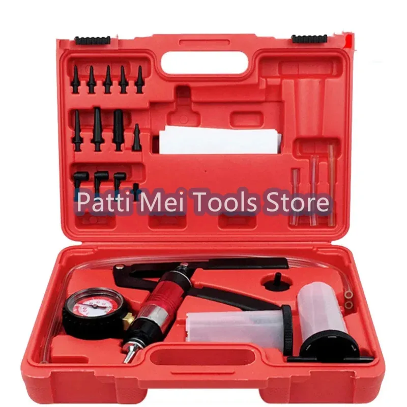 

Manual Vacuum Pump For Automobile Brake Fluid Replacement Tool Hand Operated Pressure Pumping System