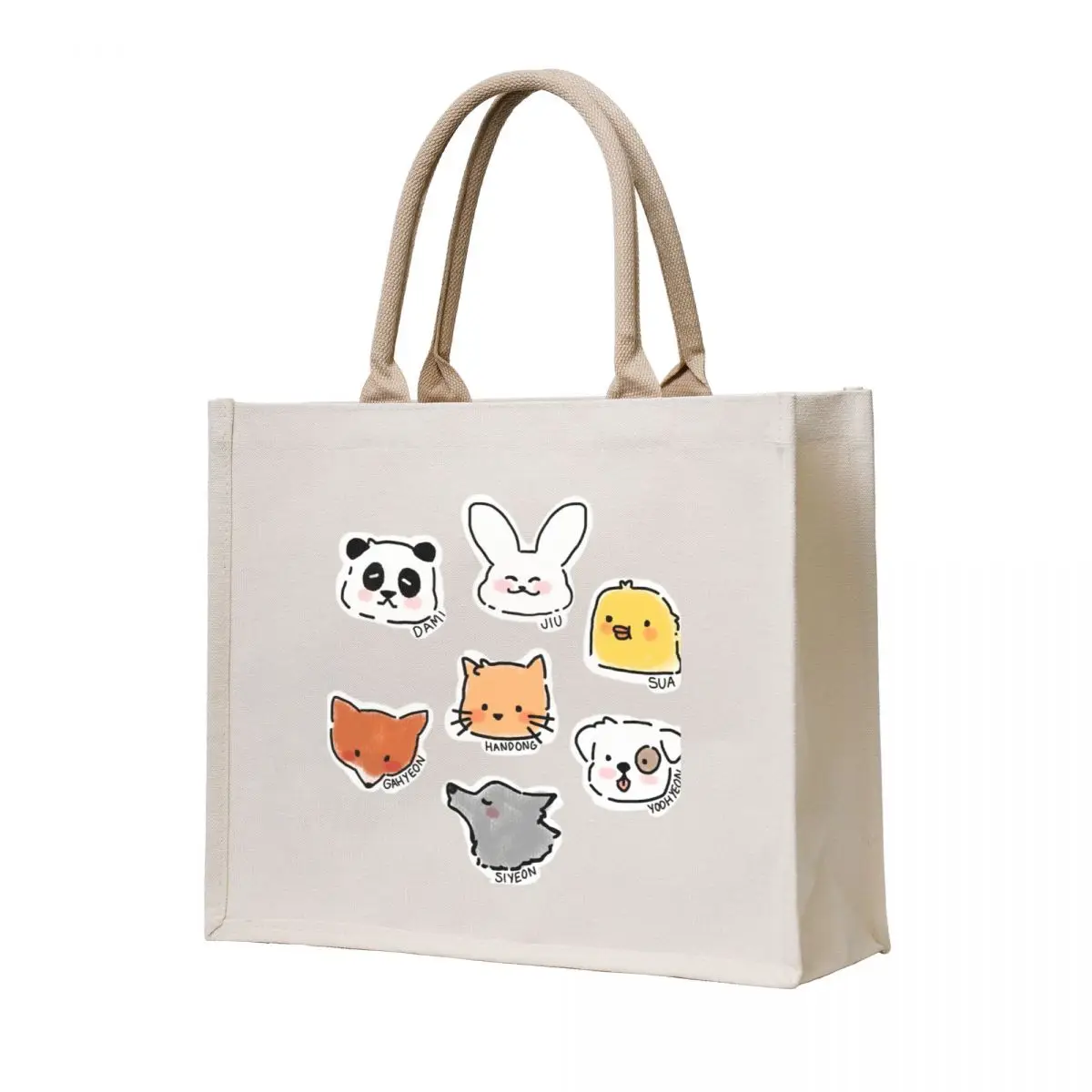 

Deukae Animals Tote Bag Lady bag custom tote bag custom canvas shopping logo