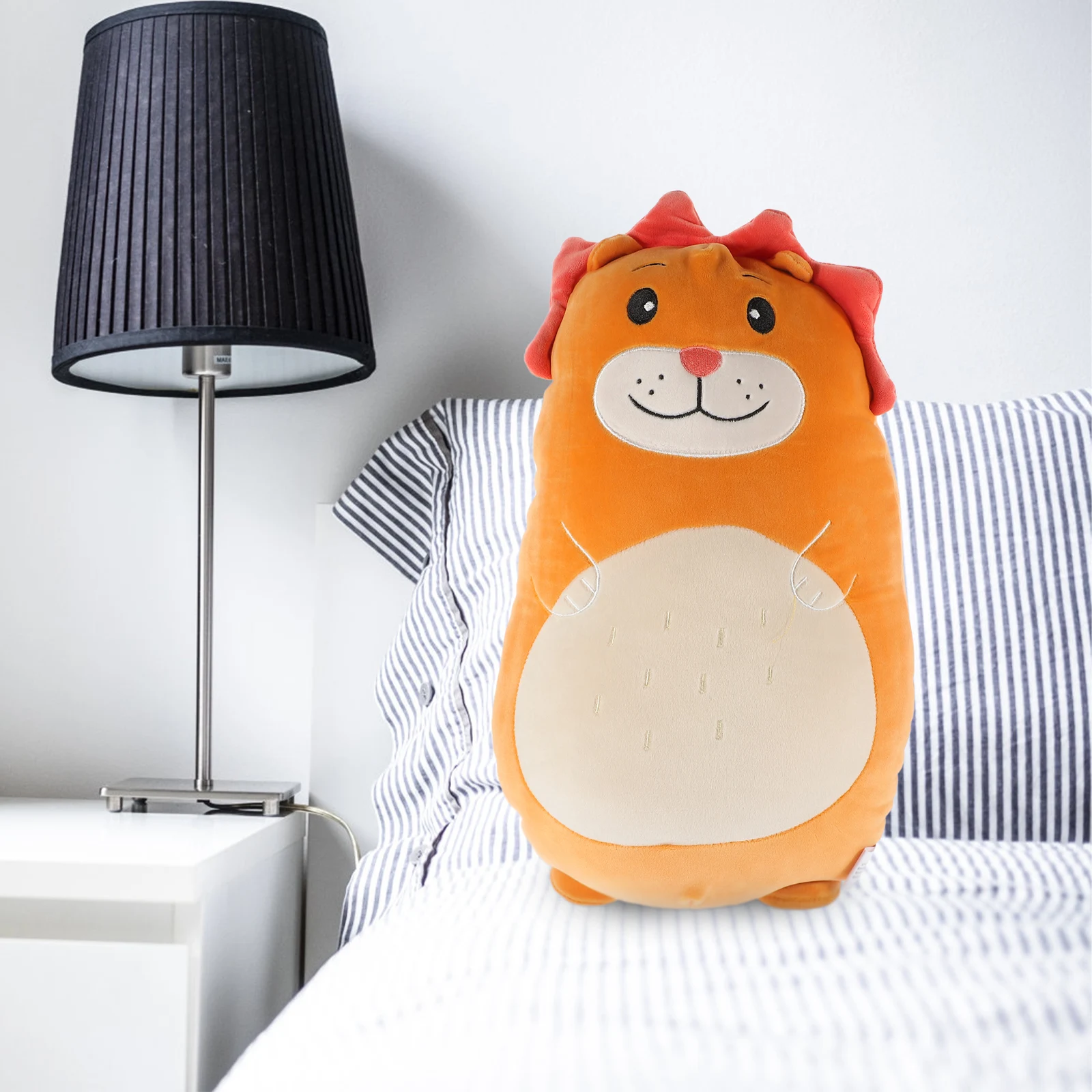 

1Pcs Adorable Lion Design Throw Pillow Premium Comfortable Cotton Filled Kids Room Decor Festival Ornament Lovely Gift Idea