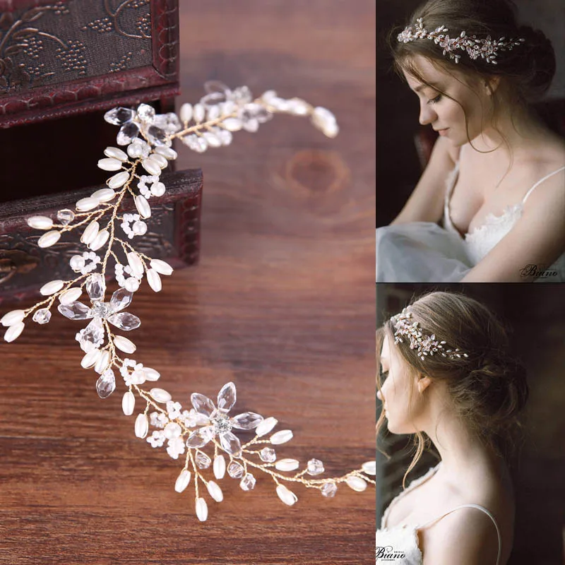 Bridesmaid Bridal Pearl Hair Band A Dramatic Headpiece With Timeless Quality This Is A Crown That Can Be Used For The Bride Or