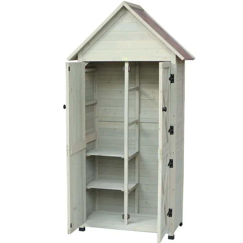 خزانة تخزين خارجية، خزانة شرفة، فناء مقاوم للماء، خزانة واقية من الشمس، غرفة تخزين أدوات الحديقة