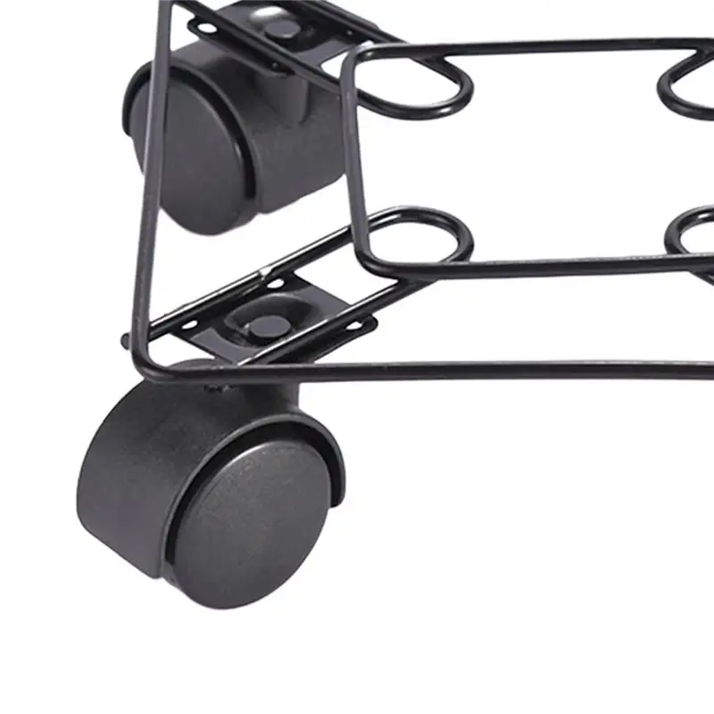 A76I-Potted Rolling Plant Stand Holder With Casters Accessory Plant Tray Roller Versatile Pallet Trolley Rollers Trolley