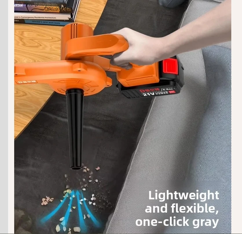 

110V/220V Rechargeable Blower Small Lithium Hair Dryer High Power Industrial Dual Use Computer Dust Cleaner AAB