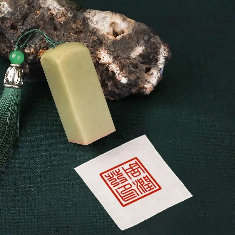 Qintian Stone Aangepaste Naam Stempel Zegel Draagbare Vierkante Stenen Stempels Chinese Oude Zegel Chinese Kalligrafie Schilderij Stempel