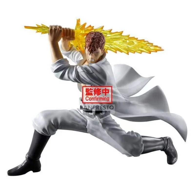 Bandai Original Banpresto Anime Yuyu Hakusho Kuwabara Kazuma Ankoku Bujutsukai PVC Action Figure Model Collectible Toys