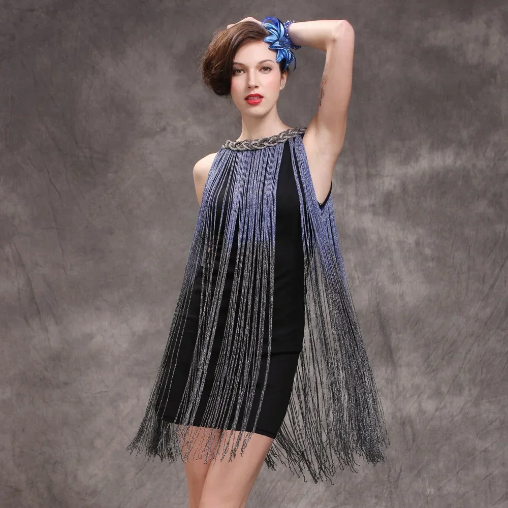 라틴 댄스 드레스, 섹시한 사샤 드레스, 태슬 라틴 드레스, 볼룸 댄스 드레스, 삼바 댄스 여성 의류