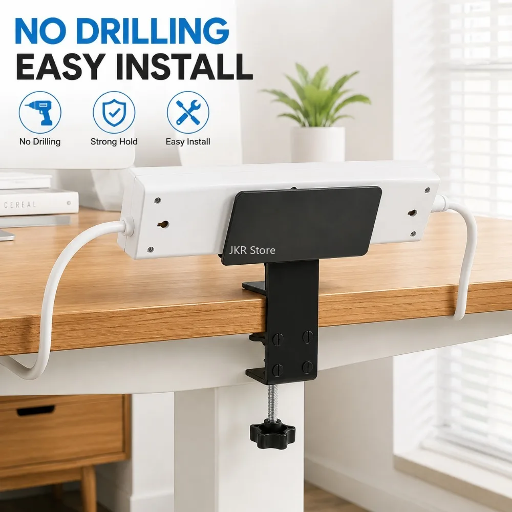 Under Desk Cable Organizer Tra - đánh giá và giá Power Strip Desk