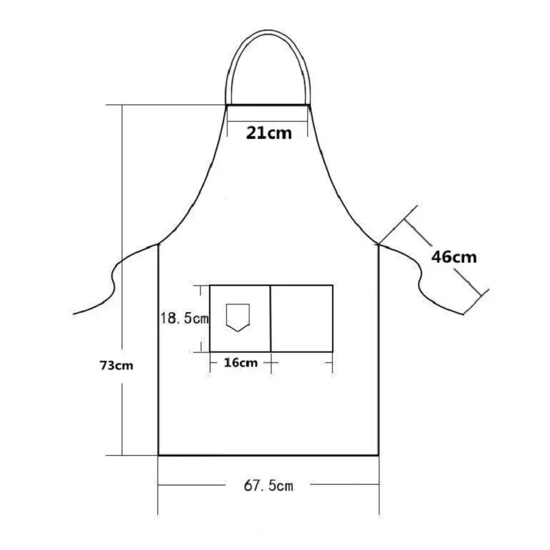 Waterproof Kitchen Aprons for Woman Men Chef Work Apron for Grill Restaurant Bar Shop Cafes Beauty Nails Studios Uniform