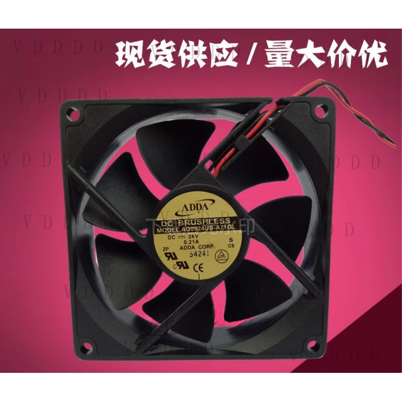 

Вентилятор инверторный ADDA AD0924UB-A71GL DC24V 0.21A, 2-проводной, 90×90×25мм, 1 шт.